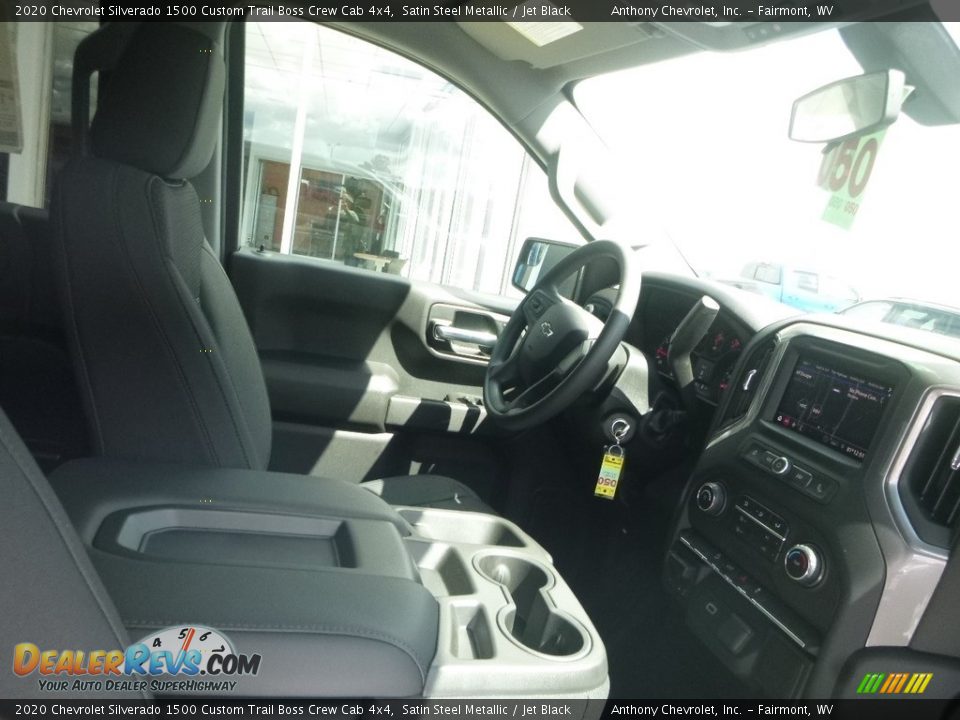 2020 Chevrolet Silverado 1500 Custom Trail Boss Crew Cab 4x4 Satin Steel Metallic / Jet Black Photo #3