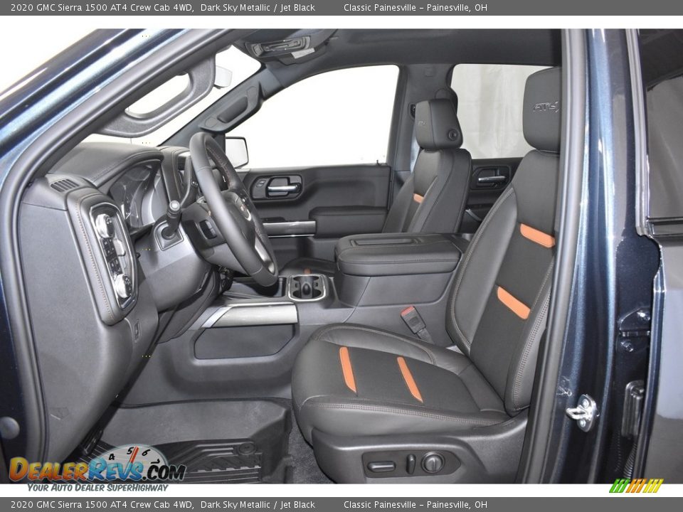 Front Seat of 2020 GMC Sierra 1500 AT4 Crew Cab 4WD Photo #6