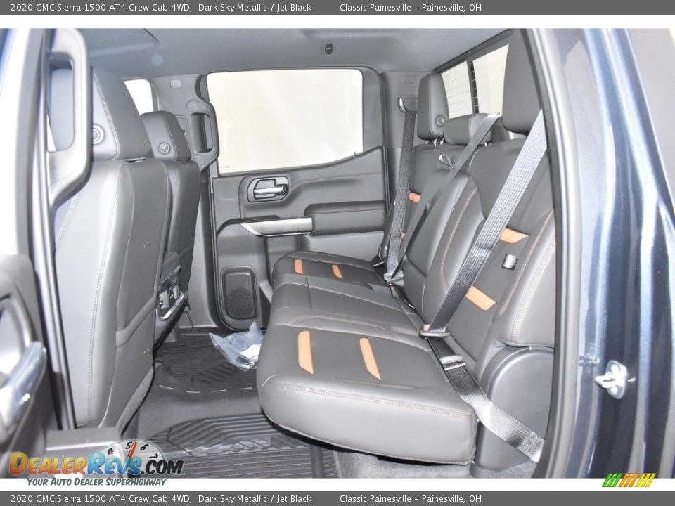 Rear Seat of 2020 GMC Sierra 1500 AT4 Crew Cab 4WD Photo #7