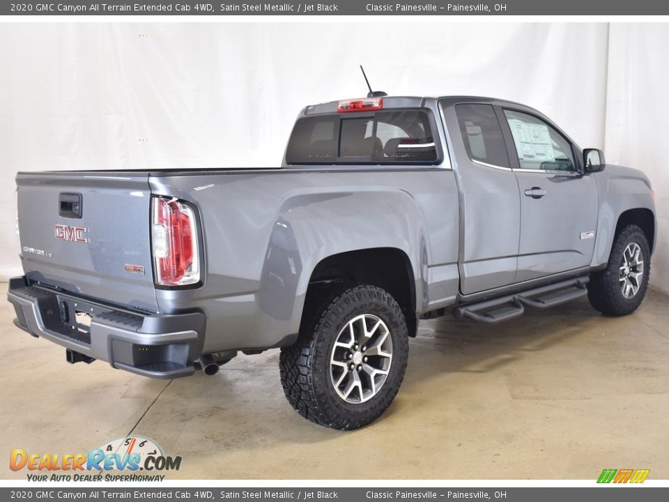 2020 GMC Canyon All Terrain Extended Cab 4WD Satin Steel Metallic / Jet Black Photo #2