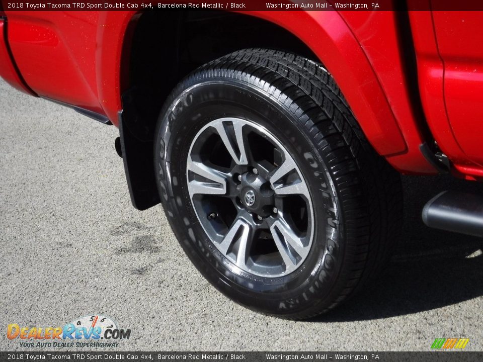 2018 Toyota Tacoma TRD Sport Double Cab 4x4 Barcelona Red Metallic / Black Photo #3