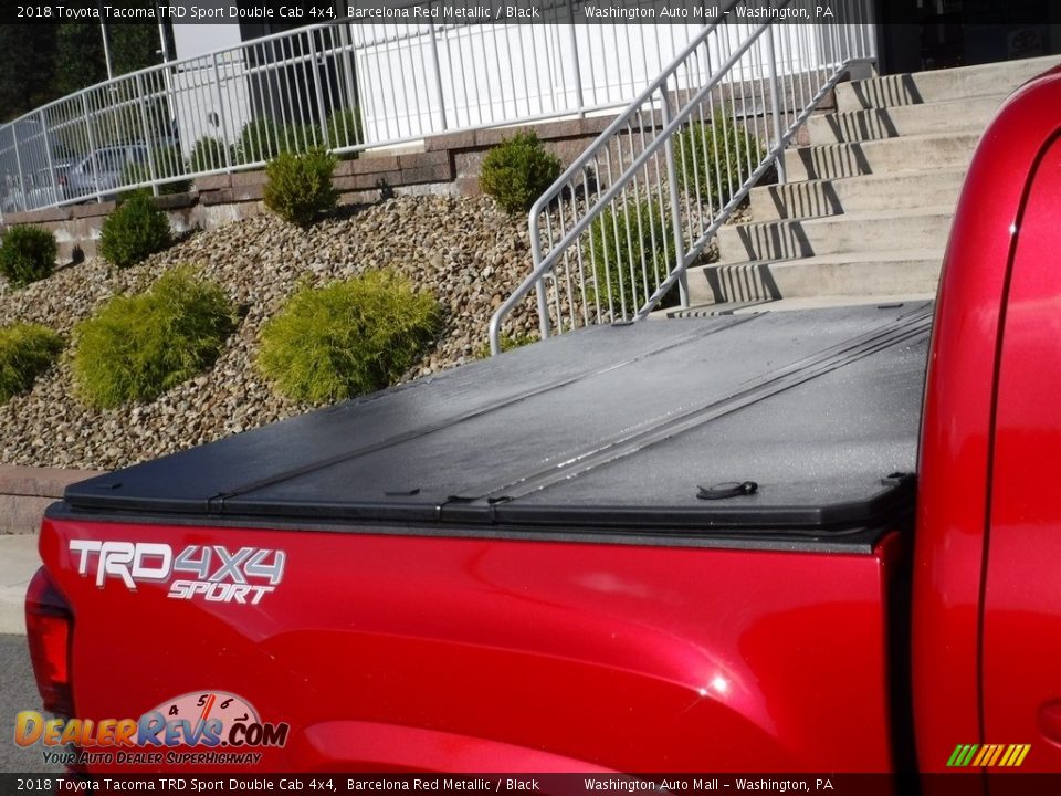 2018 Toyota Tacoma TRD Sport Double Cab 4x4 Barcelona Red Metallic / Black Photo #4