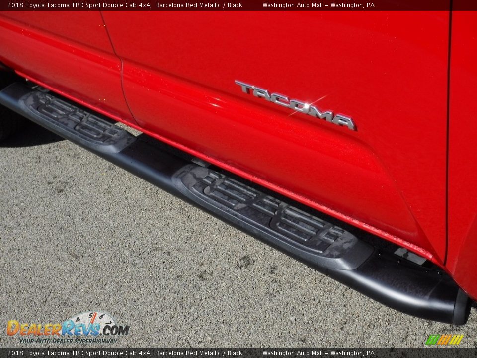 2018 Toyota Tacoma TRD Sport Double Cab 4x4 Barcelona Red Metallic / Black Photo #5