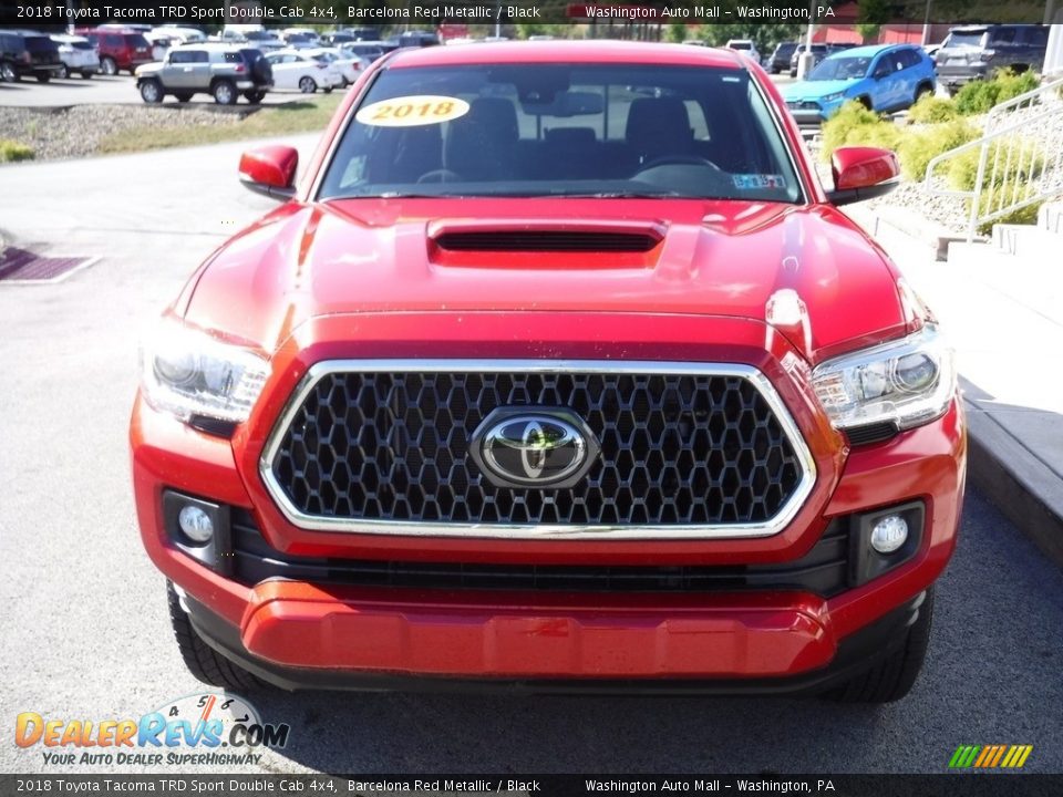 2018 Toyota Tacoma TRD Sport Double Cab 4x4 Barcelona Red Metallic / Black Photo #6