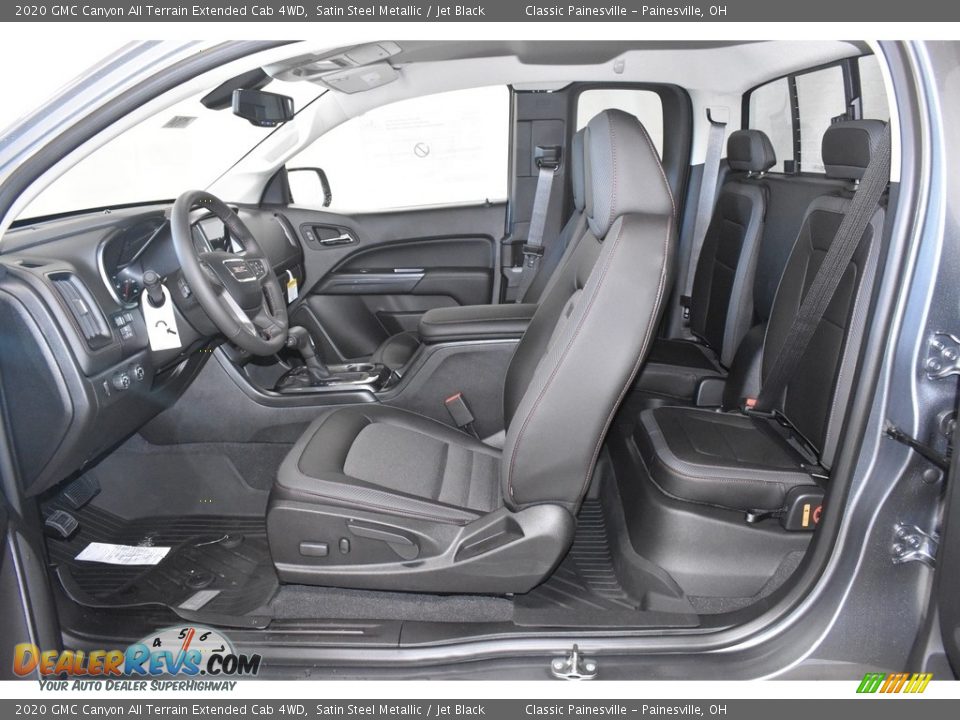 Jet Black Interior - 2020 GMC Canyon All Terrain Extended Cab 4WD Photo #6