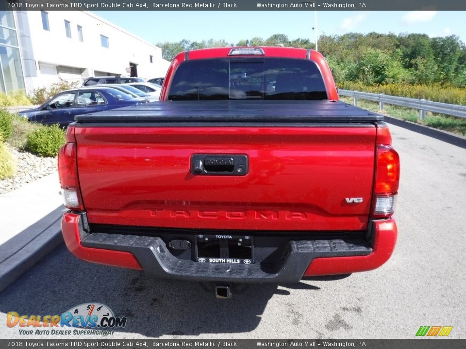 2018 Toyota Tacoma TRD Sport Double Cab 4x4 Barcelona Red Metallic / Black Photo #10