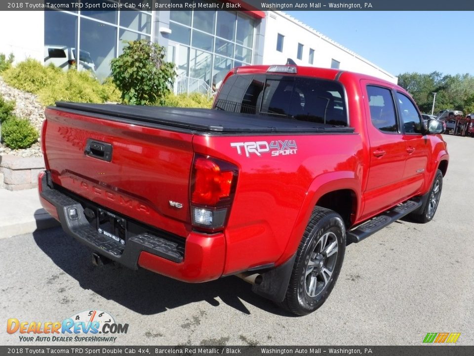 2018 Toyota Tacoma TRD Sport Double Cab 4x4 Barcelona Red Metallic / Black Photo #11