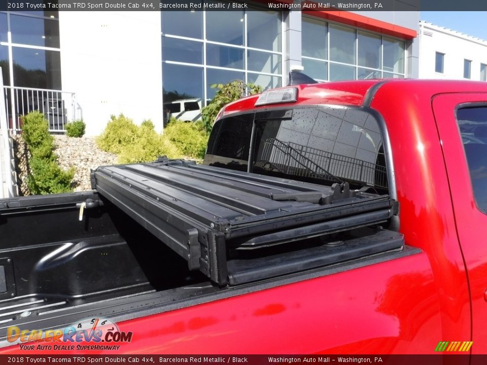 2018 Toyota Tacoma TRD Sport Double Cab 4x4 Barcelona Red Metallic / Black Photo #12