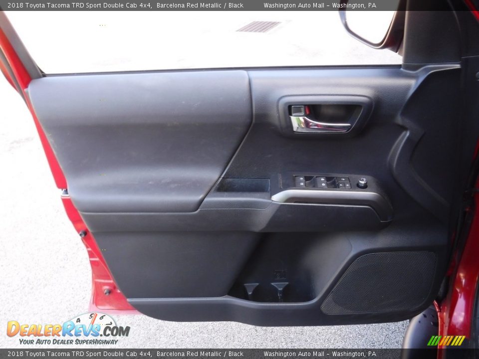2018 Toyota Tacoma TRD Sport Double Cab 4x4 Barcelona Red Metallic / Black Photo #16