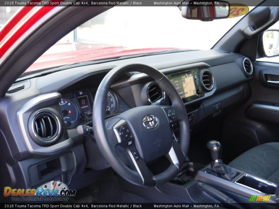 2018 Toyota Tacoma TRD Sport Double Cab 4x4 Barcelona Red Metallic / Black Photo #17