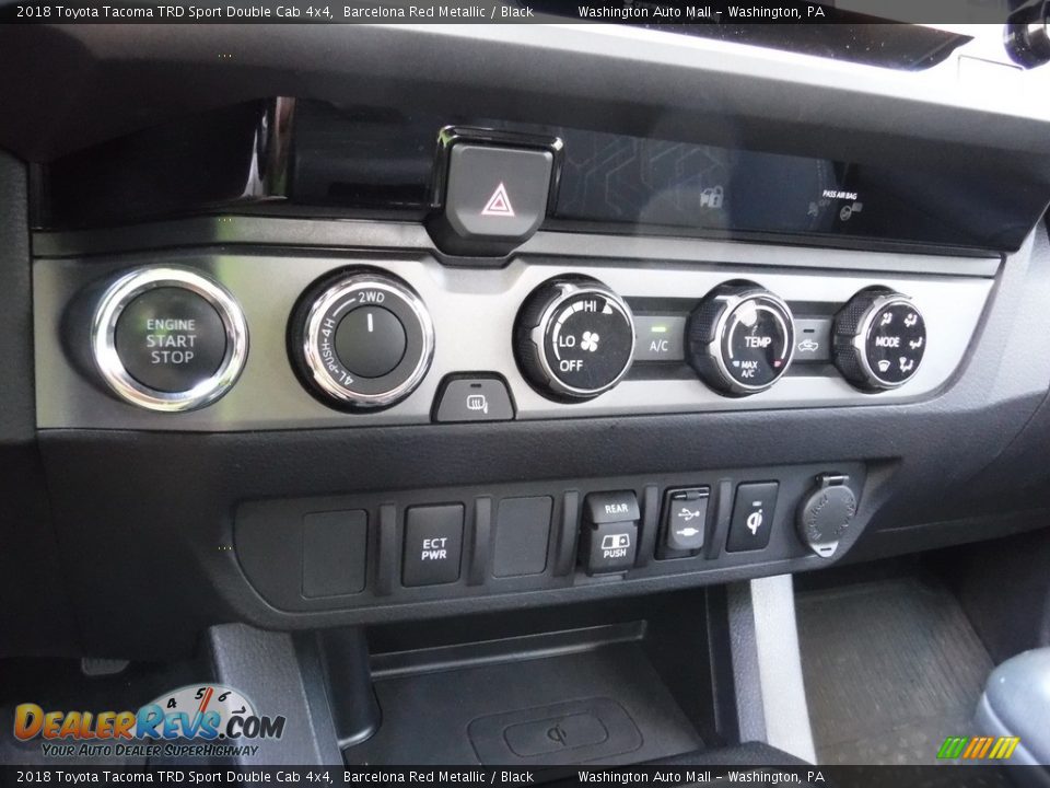 2018 Toyota Tacoma TRD Sport Double Cab 4x4 Barcelona Red Metallic / Black Photo #21