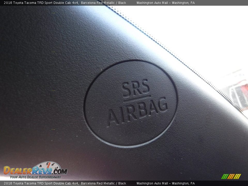 2018 Toyota Tacoma TRD Sport Double Cab 4x4 Barcelona Red Metallic / Black Photo #25