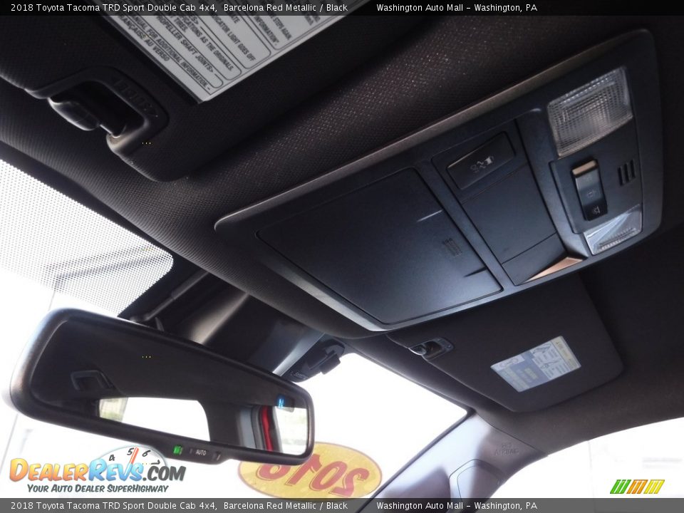 2018 Toyota Tacoma TRD Sport Double Cab 4x4 Barcelona Red Metallic / Black Photo #26