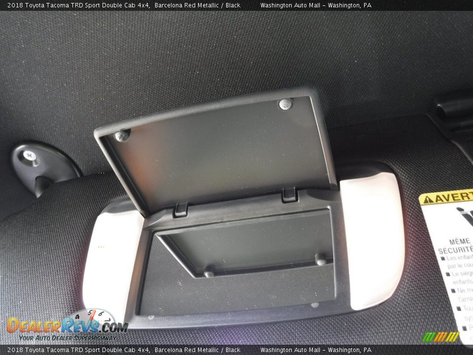 2018 Toyota Tacoma TRD Sport Double Cab 4x4 Barcelona Red Metallic / Black Photo #27