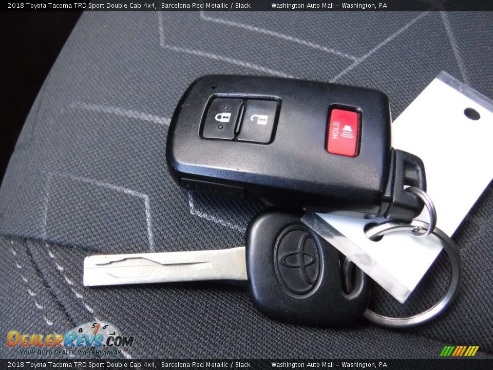 2018 Toyota Tacoma TRD Sport Double Cab 4x4 Barcelona Red Metallic / Black Photo #29