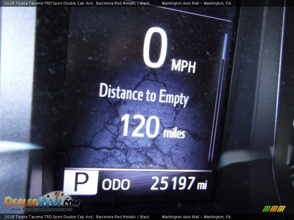2018 Toyota Tacoma TRD Sport Double Cab 4x4 Barcelona Red Metallic / Black Photo #31