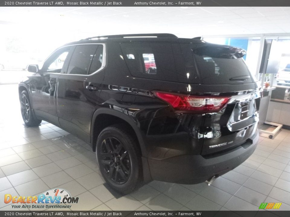 2020 Chevrolet Traverse LT AWD Mosaic Black Metallic / Jet Black Photo #5