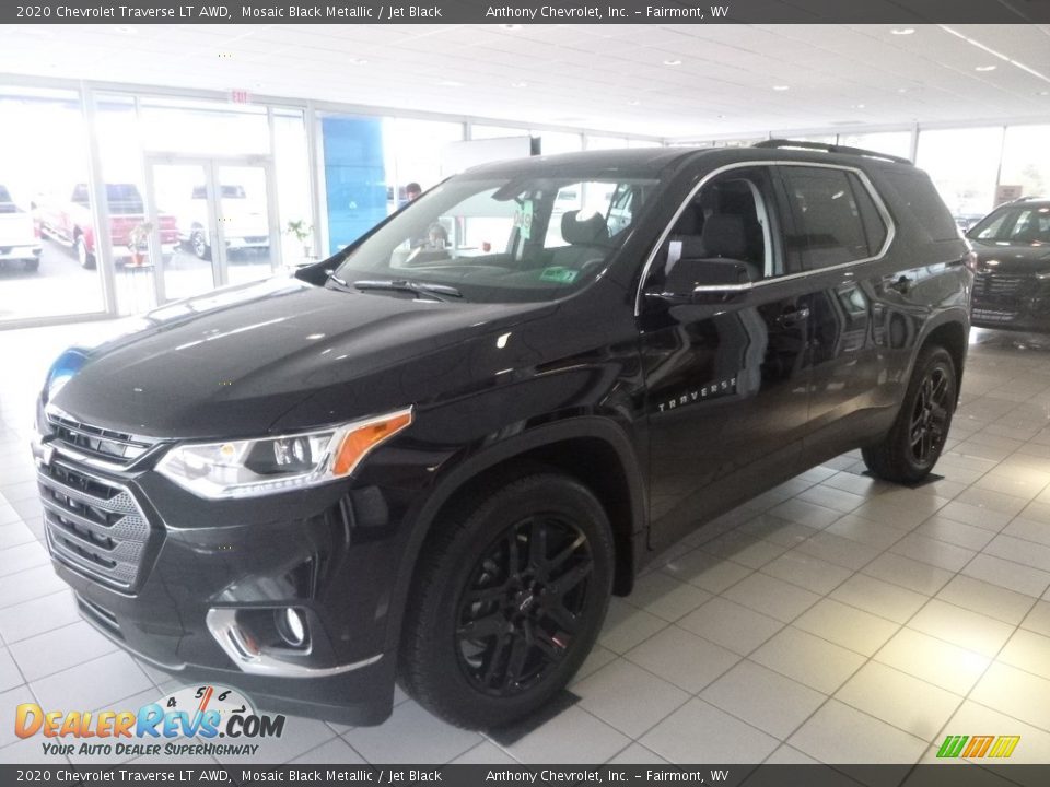 2020 Chevrolet Traverse LT AWD Mosaic Black Metallic / Jet Black Photo #6