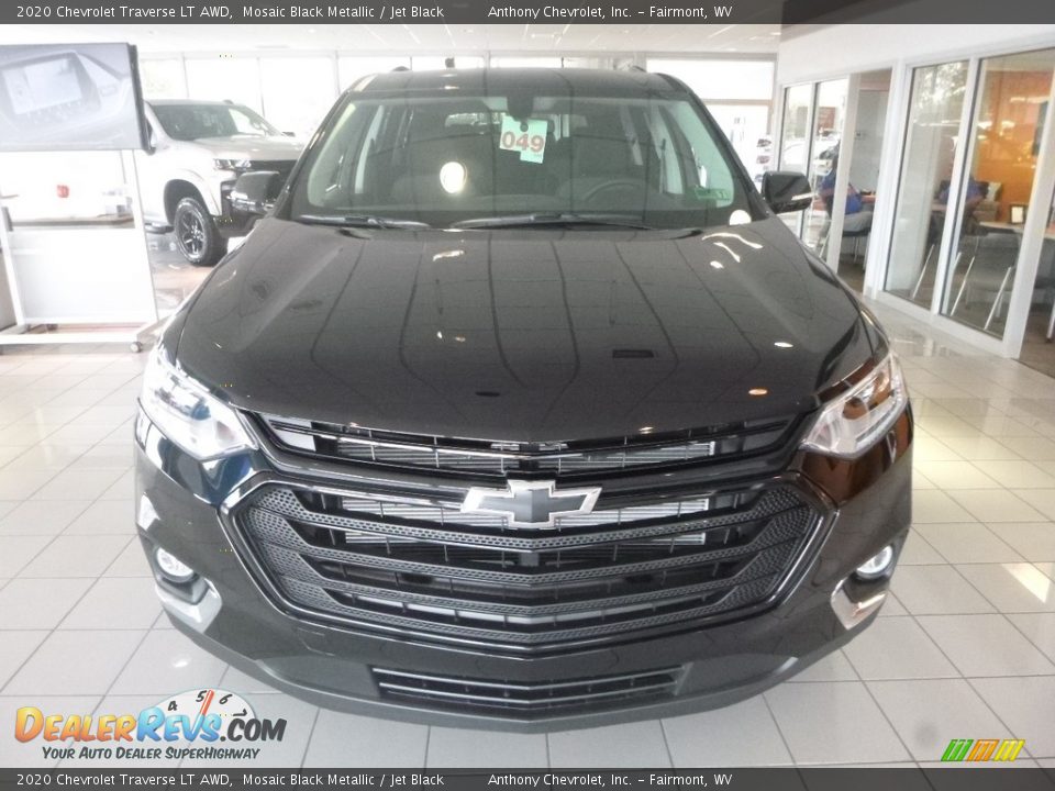 2020 Chevrolet Traverse LT AWD Mosaic Black Metallic / Jet Black Photo #7