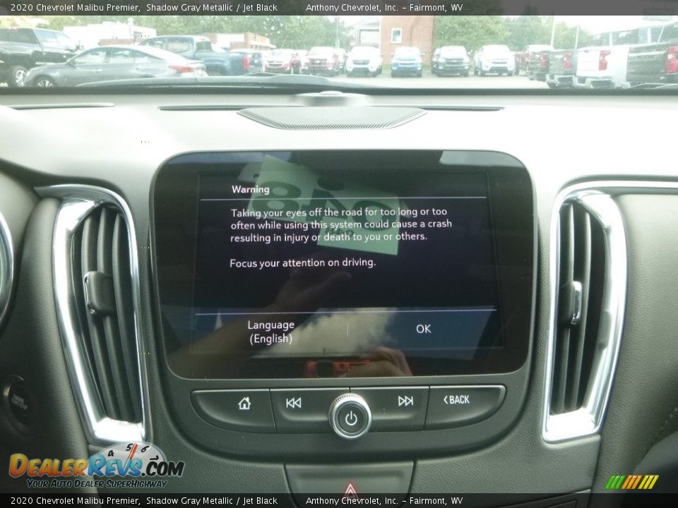 2020 Chevrolet Malibu Premier Shadow Gray Metallic / Jet Black Photo #16