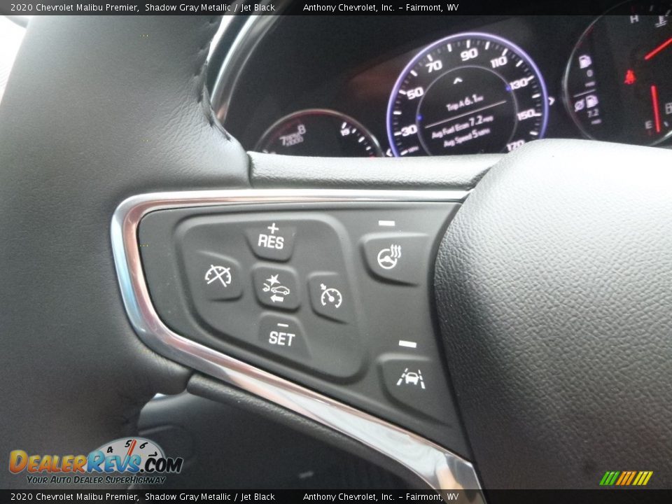 2020 Chevrolet Malibu Premier Shadow Gray Metallic / Jet Black Photo #20