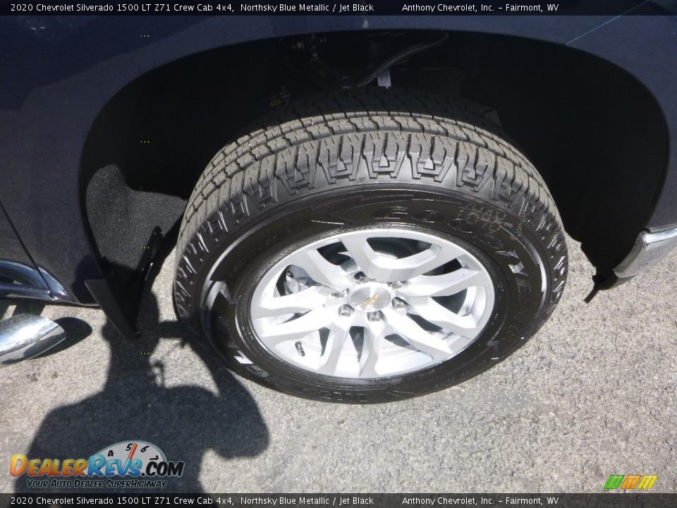 2020 Chevrolet Silverado 1500 LT Z71 Crew Cab 4x4 Northsky Blue Metallic / Jet Black Photo #2