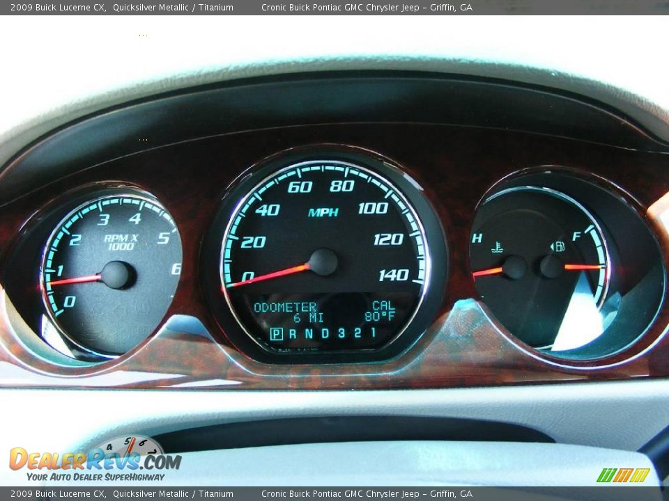 2009 Buick Lucerne CX Quicksilver Metallic / Titanium Photo #22