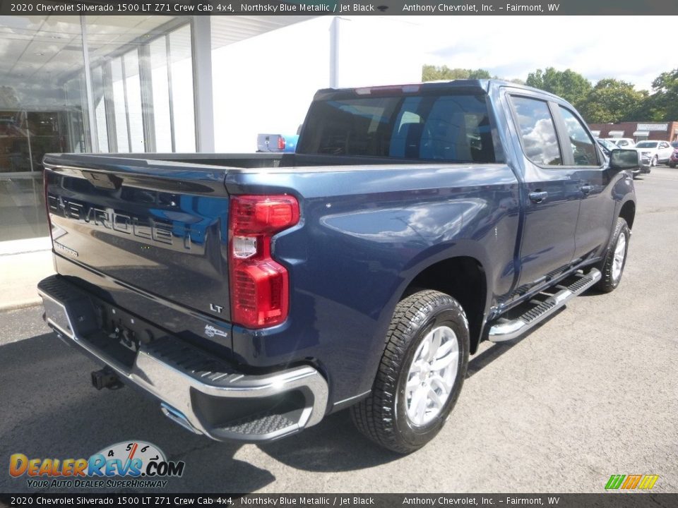 2020 Chevrolet Silverado 1500 LT Z71 Crew Cab 4x4 Northsky Blue Metallic / Jet Black Photo #7
