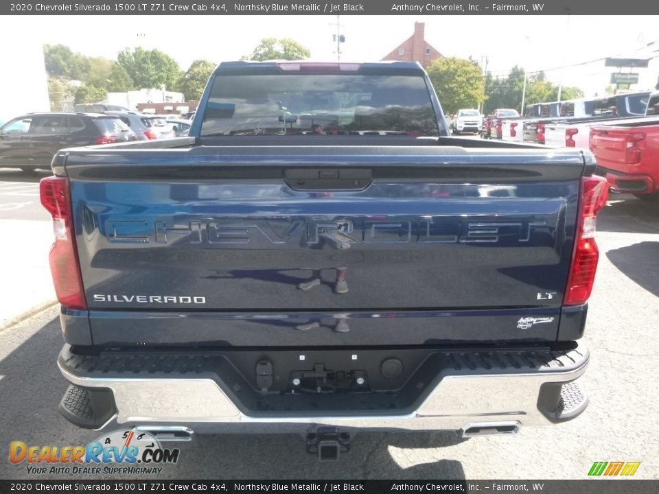 2020 Chevrolet Silverado 1500 LT Z71 Crew Cab 4x4 Northsky Blue Metallic / Jet Black Photo #8