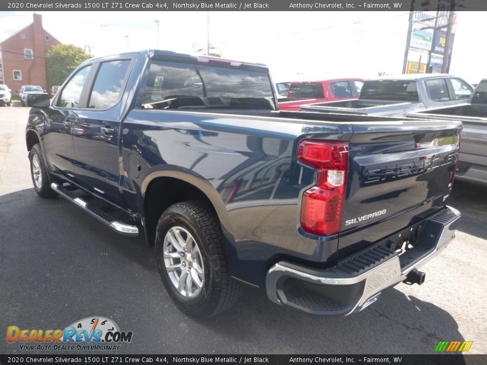 2020 Chevrolet Silverado 1500 LT Z71 Crew Cab 4x4 Northsky Blue Metallic / Jet Black Photo #9