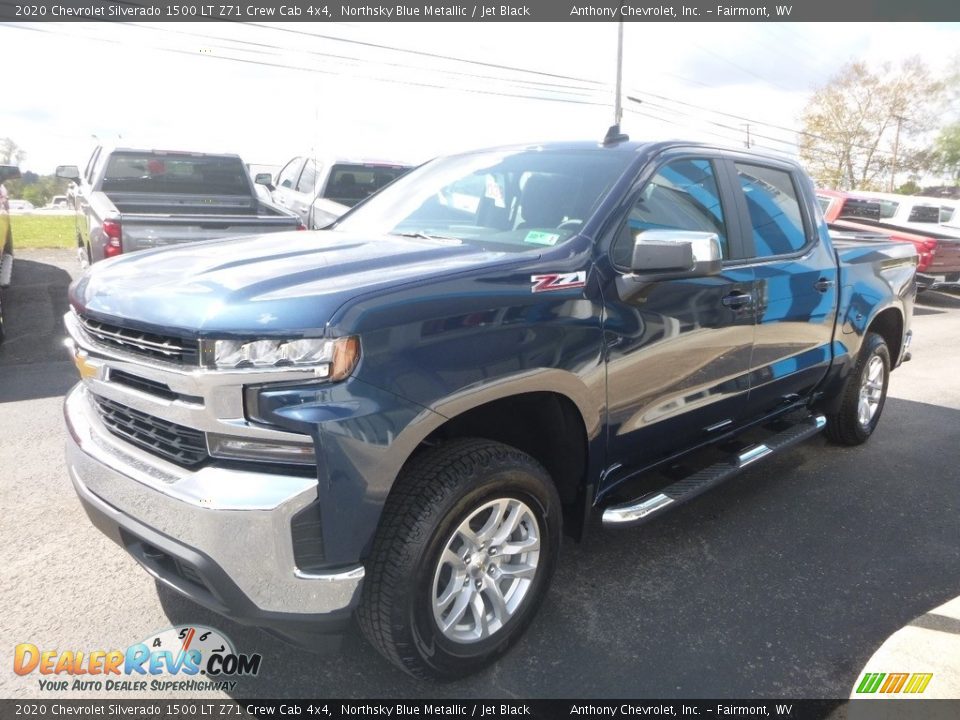 2020 Chevrolet Silverado 1500 LT Z71 Crew Cab 4x4 Northsky Blue Metallic / Jet Black Photo #10