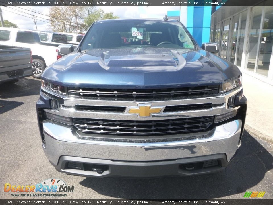 2020 Chevrolet Silverado 1500 LT Z71 Crew Cab 4x4 Northsky Blue Metallic / Jet Black Photo #11