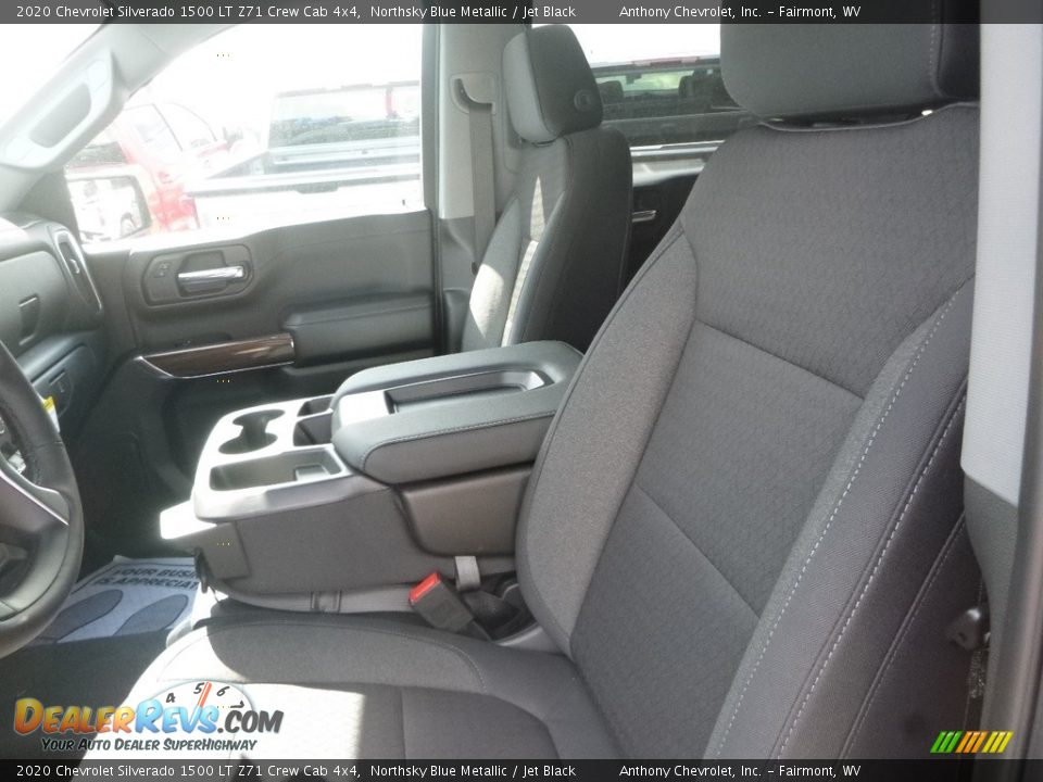 2020 Chevrolet Silverado 1500 LT Z71 Crew Cab 4x4 Northsky Blue Metallic / Jet Black Photo #12