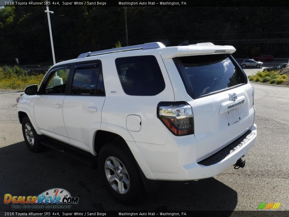 2016 Toyota 4Runner SR5 4x4 Super White / Sand Beige Photo #8