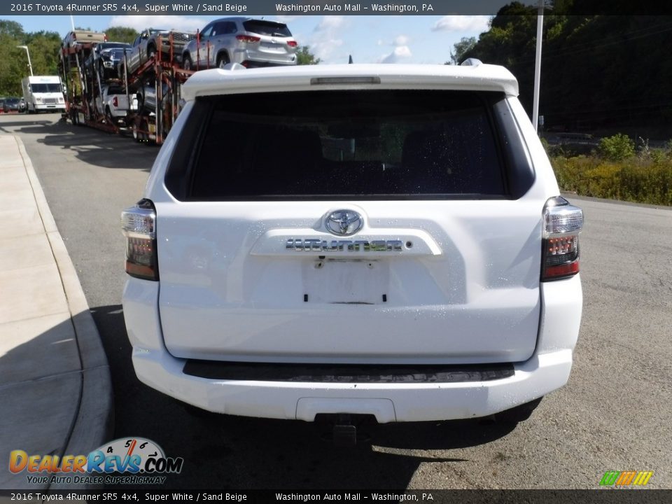 2016 Toyota 4Runner SR5 4x4 Super White / Sand Beige Photo #9
