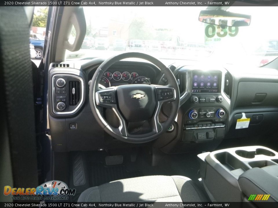 2020 Chevrolet Silverado 1500 LT Z71 Crew Cab 4x4 Northsky Blue Metallic / Jet Black Photo #14