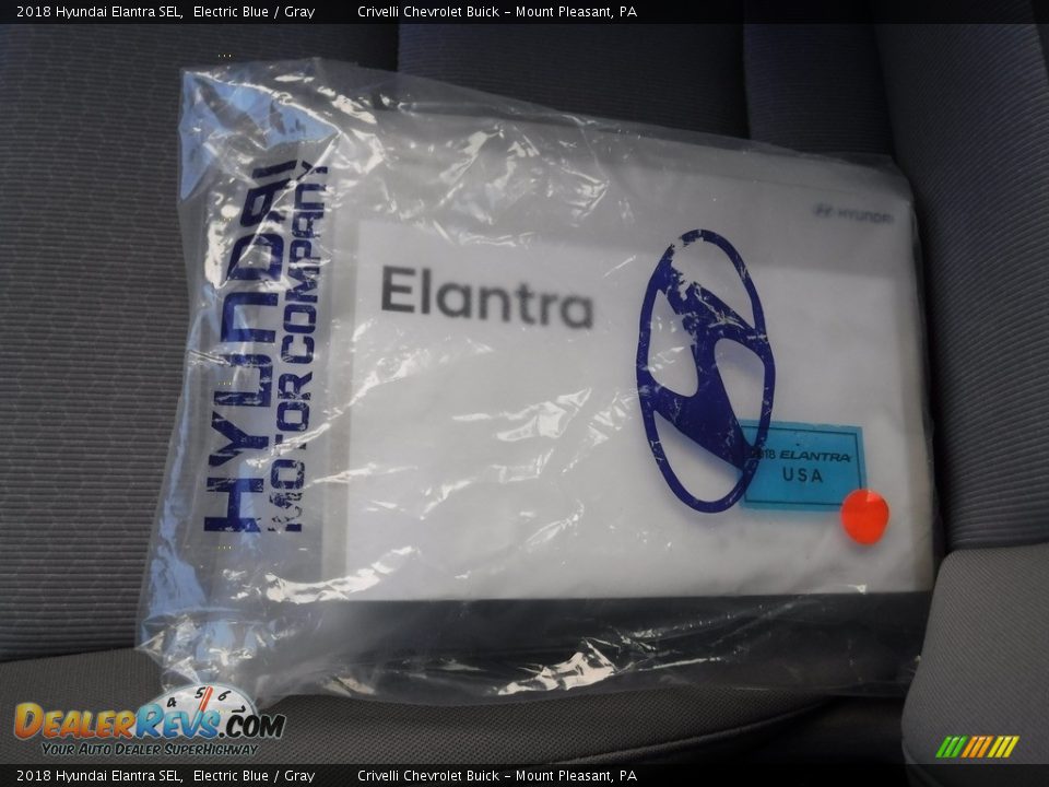 2018 Hyundai Elantra SEL Electric Blue / Gray Photo #29