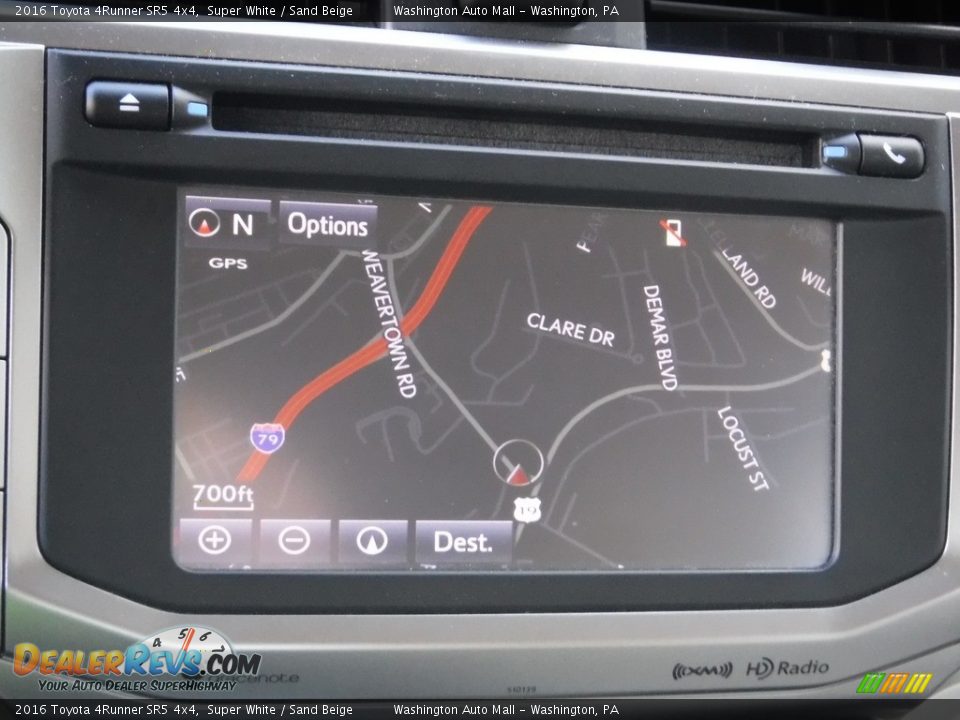 2016 Toyota 4Runner SR5 4x4 Super White / Sand Beige Photo #17