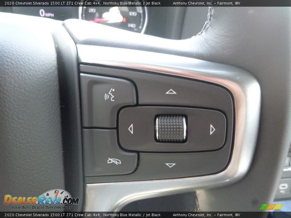 2020 Chevrolet Silverado 1500 LT Z71 Crew Cab 4x4 Northsky Blue Metallic / Jet Black Photo #19