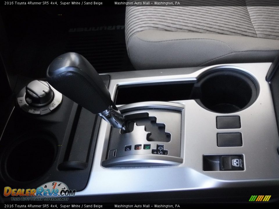 2016 Toyota 4Runner SR5 4x4 Super White / Sand Beige Photo #19
