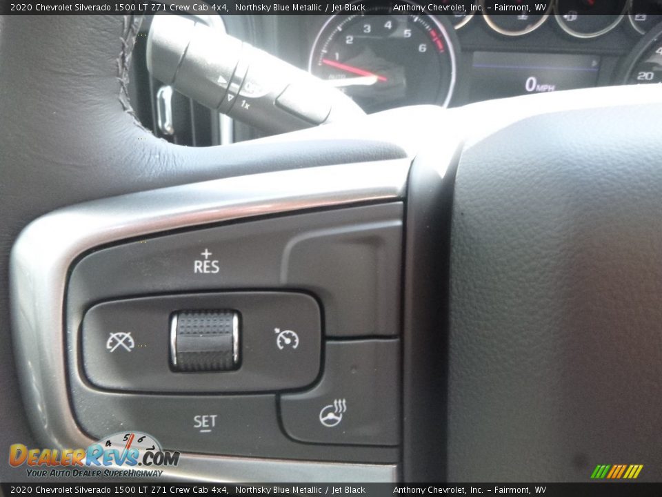 2020 Chevrolet Silverado 1500 LT Z71 Crew Cab 4x4 Northsky Blue Metallic / Jet Black Photo #20