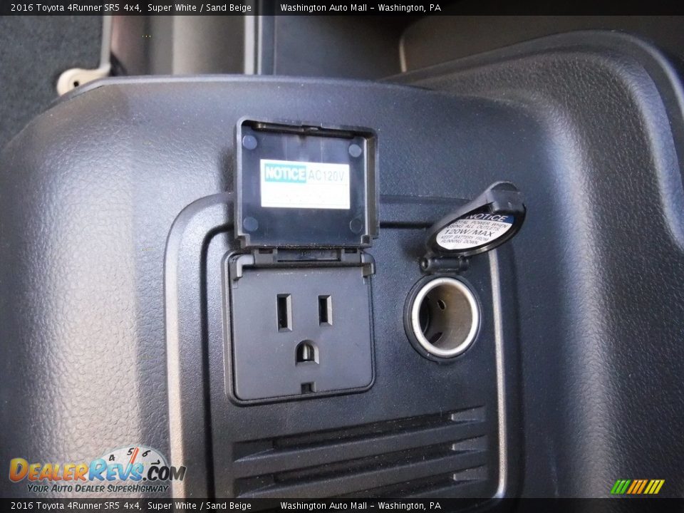 2016 Toyota 4Runner SR5 4x4 Super White / Sand Beige Photo #26