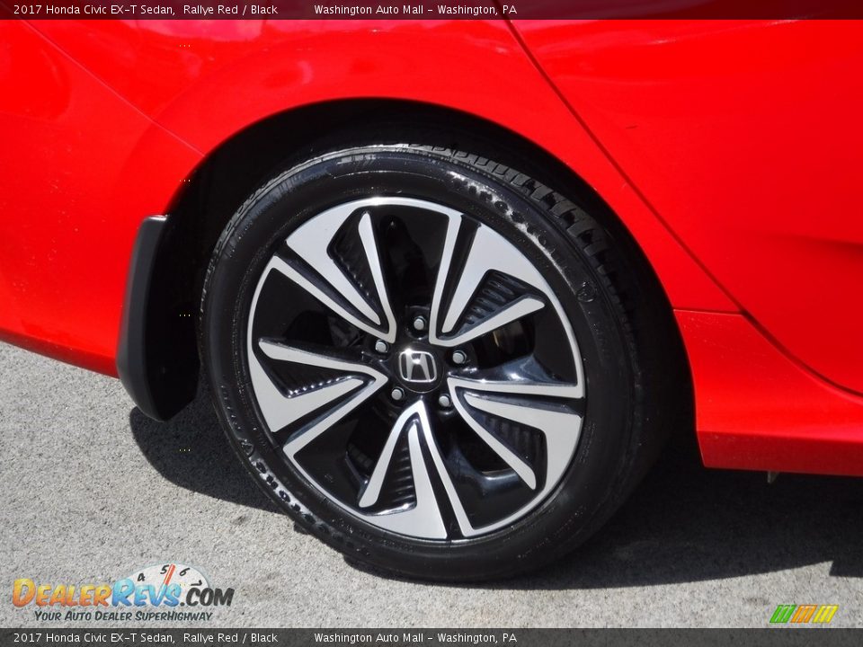 2017 Honda Civic EX-T Sedan Rallye Red / Black Photo #3