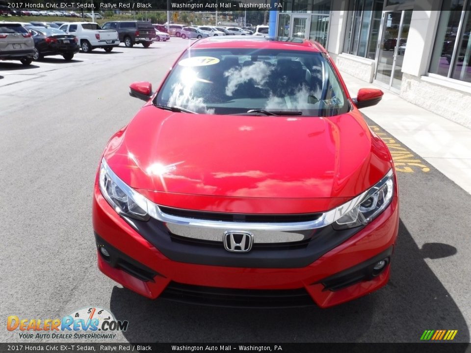 2017 Honda Civic EX-T Sedan Rallye Red / Black Photo #5