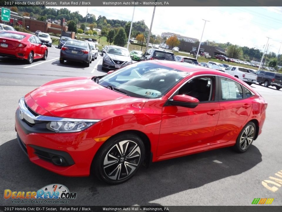 2017 Honda Civic EX-T Sedan Rallye Red / Black Photo #6
