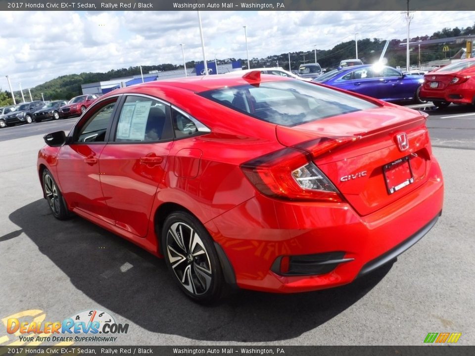 2017 Honda Civic EX-T Sedan Rallye Red / Black Photo #7