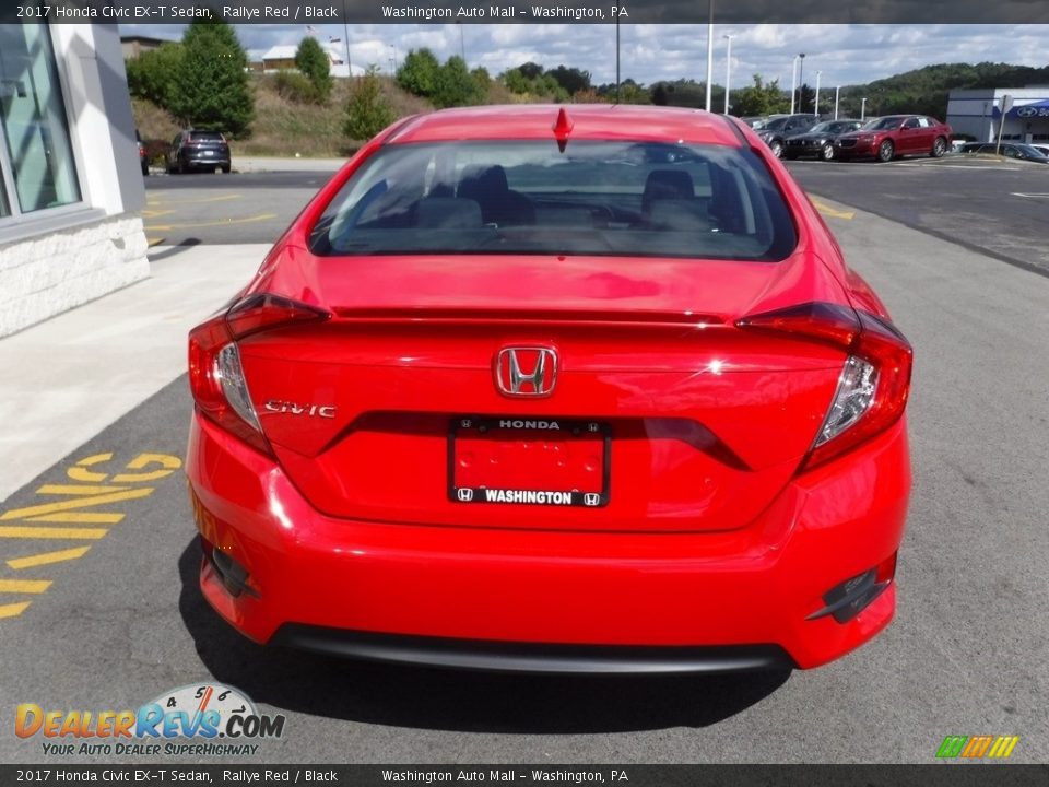 2017 Honda Civic EX-T Sedan Rallye Red / Black Photo #8