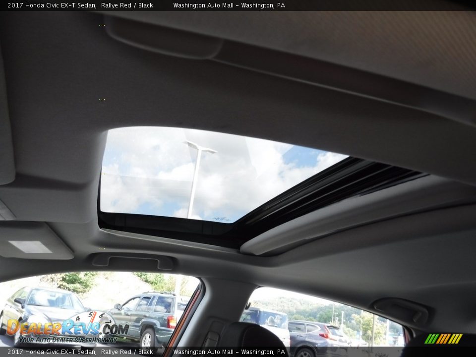 2017 Honda Civic EX-T Sedan Rallye Red / Black Photo #10