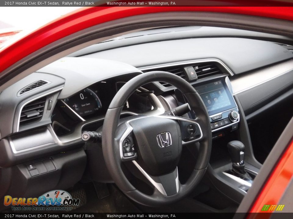 2017 Honda Civic EX-T Sedan Rallye Red / Black Photo #11