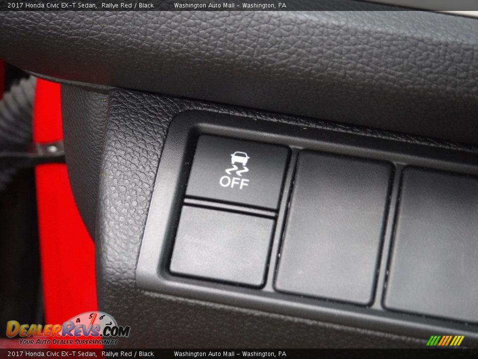 2017 Honda Civic EX-T Sedan Rallye Red / Black Photo #14